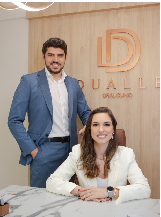 Ensaio corporativo de sócios de clínica odontológica